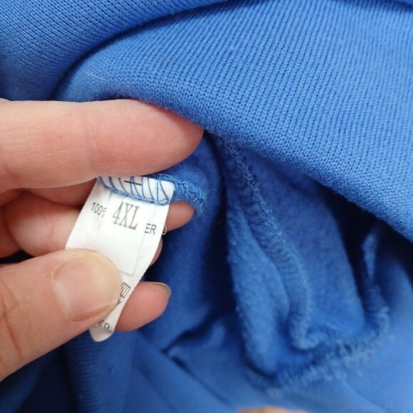 Sweat Suit 3/4 Zip Neck Pockets Fleece Inside 4X (Fits Smaller see Measurements) - Picture 4 of 12